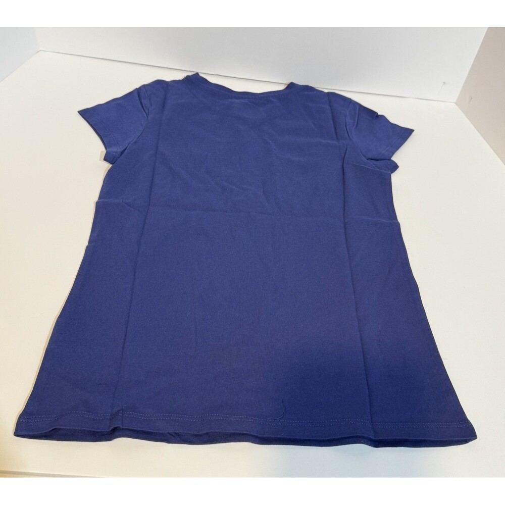 Spotted Zebra Girls Genius Short-Sleeve T-Shirts Crew Neck Top Blue Size M -8 - Picture 6 of 9